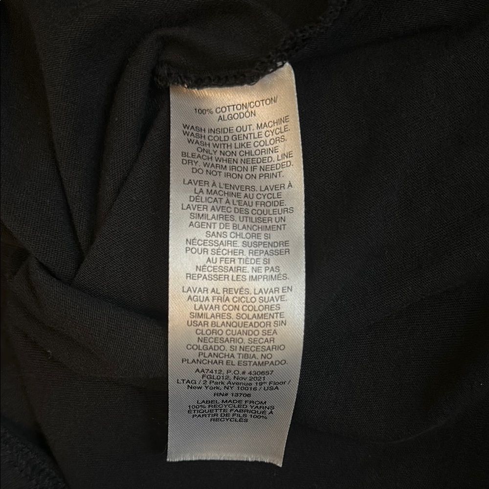 Boy’s Adidas Black Short Sleeve Tee | Size M 10/12 - Picture 3 of 3
